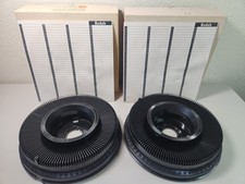Set of 2 Kodak Carousel 140 Slide Trays Slides w/ Original Boxes