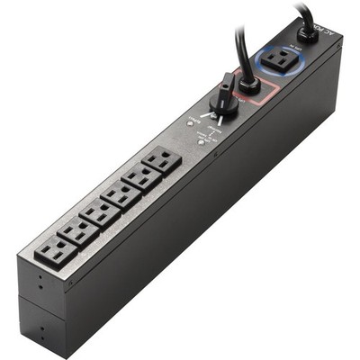 Eaton Basic Rack 6-Outlet 2-Input PDU HotSwap 1U 110-125V 16A EHBPL2000RPDU1U