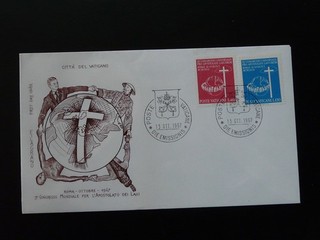 Roma secular congress FDC Vatican 1967
