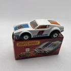 Vintage Matchbox SuperFast No 8 De Tomaso Pantera White Orange mint