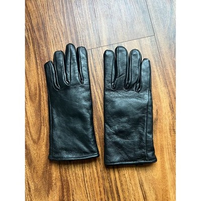 Women s Black Leather Gloves 3M Thinsulate Insulated Winter Warm Driving