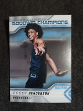 2023-24 UD Goodwin Champions Scoot Henderson Rookie #29 Basketball Card