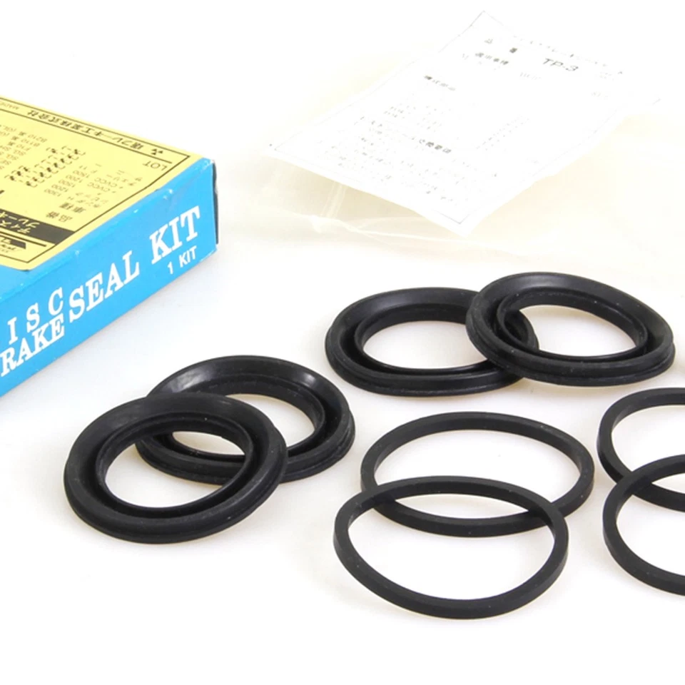 JUEGO DE KIT DE SELLO DE FRENO DE DISCO JDM para NISSAN DATSUN 120Y B110 160J B210 SEDÁN CUPÉ Foto 3 de 4