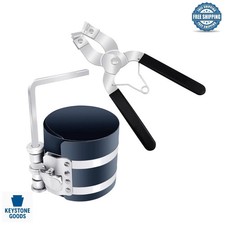 Adjustable Piston Ring Compressor Installer Set For Car Engines