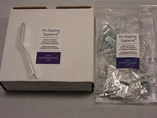 ART DISPLAY SYSTEMS T-Lock security hangers locking hardware set (5)wood +wrench