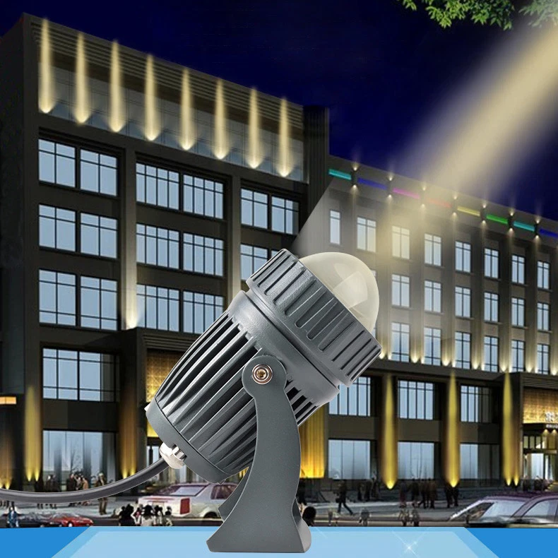 LED Outdoor Wall Explore Light Adjustable Spotlight Laser Gun Lamp Fixture Hotel