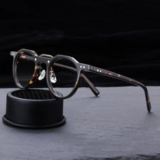 Retro Acetate Reading Glasses Transition/Photochromic in grey Sunglasses Readers