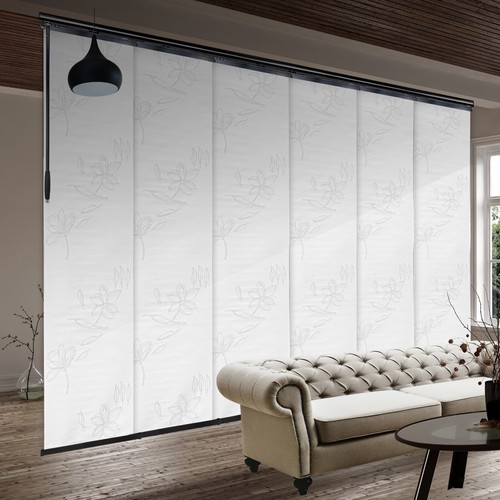 Panel Track Sliding Vertical Blinds 36-153"W (3-7 Panels) - Bloom - Picture 3 of 45