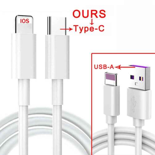 Fast Charger USB C Charging Cable For iPhone 15 14 13 12 11 Pro Max XR SE 8 Plus - Picture 2 of 15