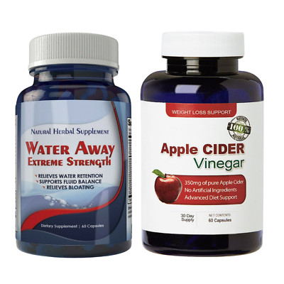 Diuretic Water Away Fluid Balance Apple Cider Vinegar Weight Management Support