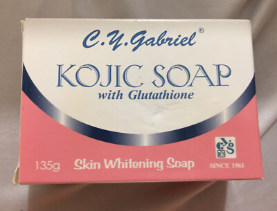 cy gabriel kojic soap with glutathione review C Y Gabriel KOJIC soap With GLUTATHIONE 135g x 10 Pcs