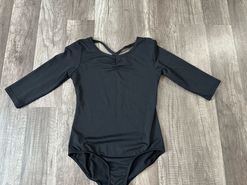 Girl's Dance / Gymnastics Black Leotard Size 7/8