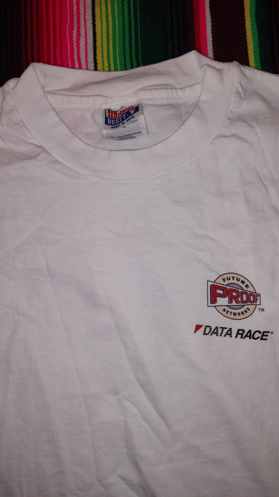Vtg Future Proof Network Data Race Crew neck Shor… - image 4