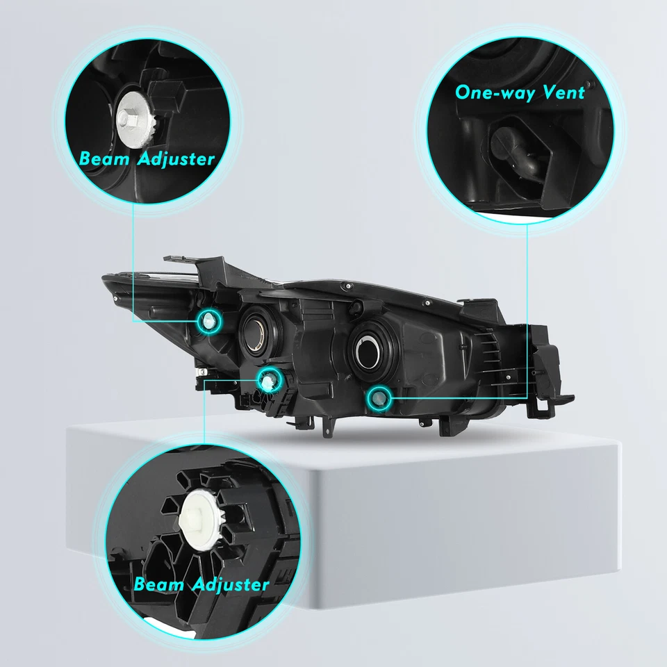 For 2013 2014 2015 2016 Mazda CX-5 CX5 Factory Halogen Headlight Lamp Pair LH+RH Foto 3 de 4