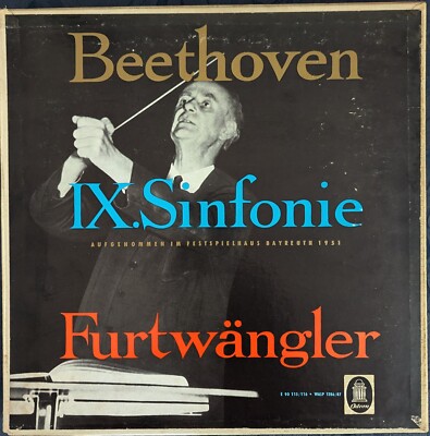 Beethoven Symphony No. 9/Monophonic/ Bayreuth/ 1951 German Import/ Electrola