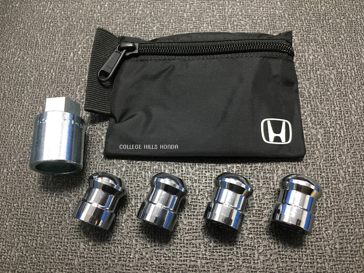 Genuine Honda Wheel Lock Set OEM! NEW! 08W42-SCV-102 - READ LISTING!!!