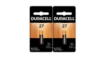 2 x 27 Duracell 12V Alkaline Battery (A27, MN27, GP27A, 8LR732, 27A, L828, G27A)