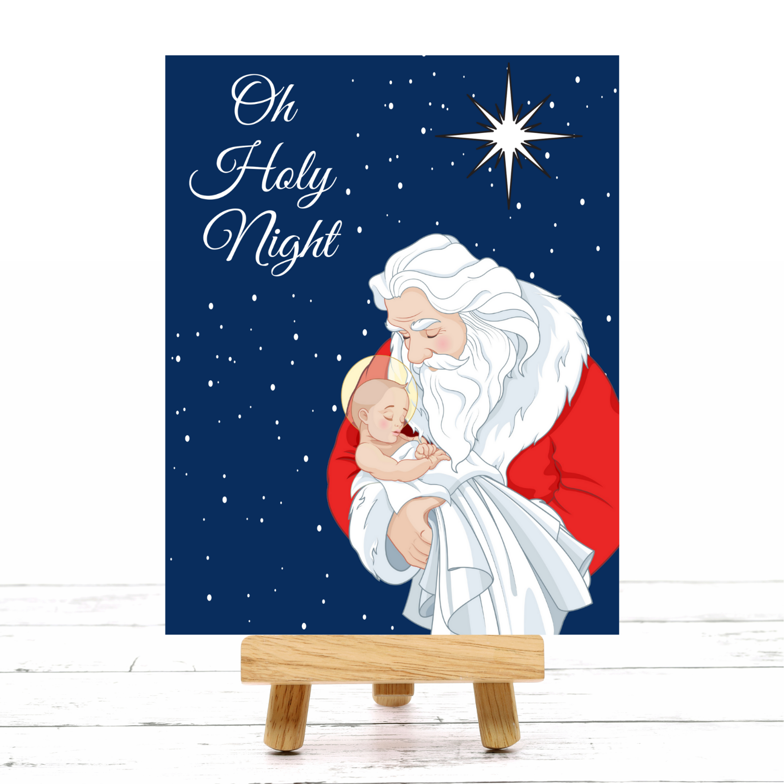 O Holy Night Door Sign – Honest Hare