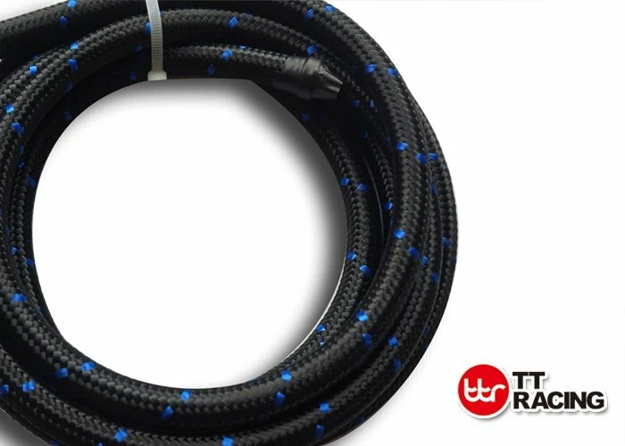-10 AN AN10 5/8"Nylon Braided Stainless Steel Fuel Line Hose 50FT E85-PL - Image 2 of 4
