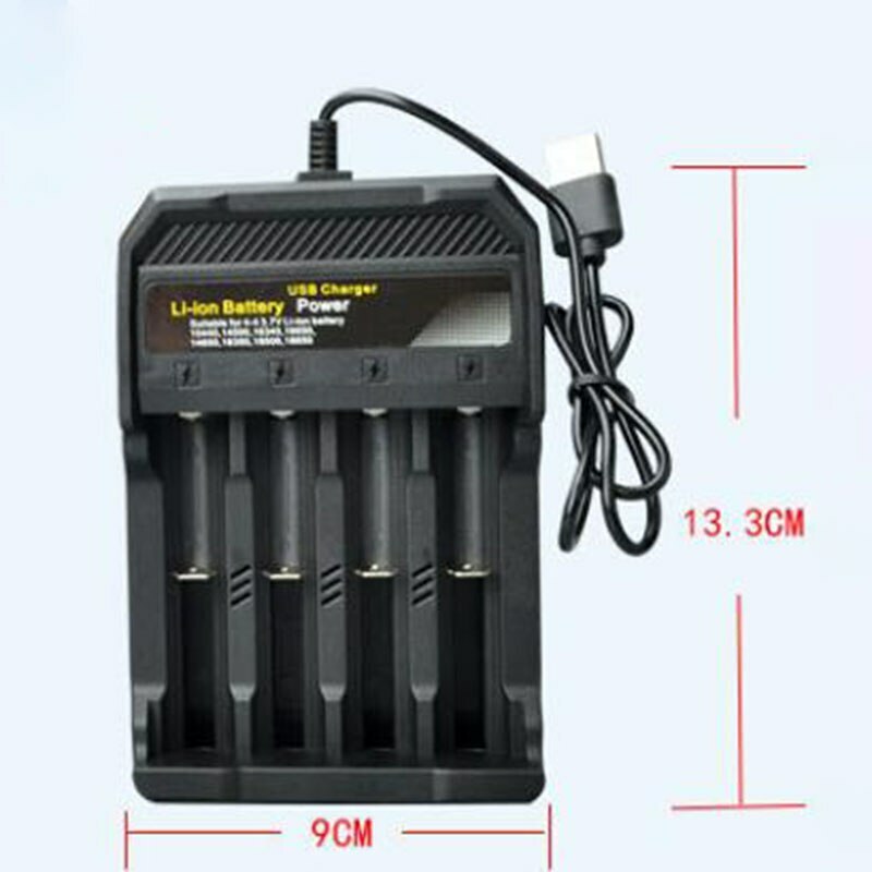 4 Slots Rechargeable Battery Charger Smart Charging 18350 Li-Ion Battery |  eBay