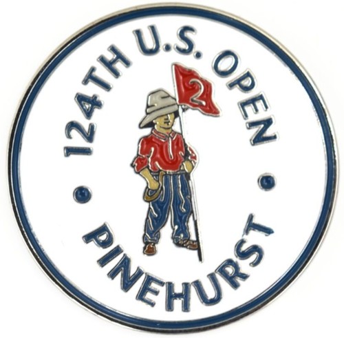 2BUT US Open Pinehurst Golf-Pin-Flagge – Übungsflagge Aus 600D Nylon, 50,8 X 33 Cm