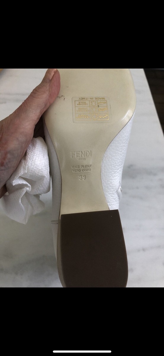 最終価格✴︎FENDI ホワイト ソックスブーツ Fendi 140MM Knee-High Wedge Boots | Saks Fifth Avenue