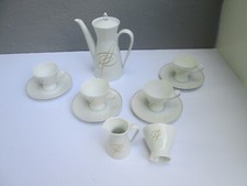 Vintage:  ROSENTHAL  MOKKA-SERVICE 4 Pers.  11 Teile  Sehr gut