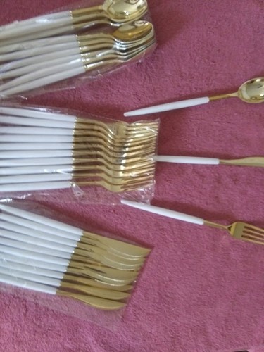 90 Plastic Cutlery Disposable Spoon Fork Knife Set Wedding Party Event Tableware - Picture 5 of 6
