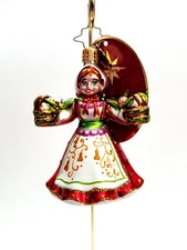 Christopher Radko - Maids A Milking Gem #1016983 Twelve Days Of Christmas 