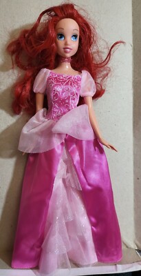 strapless open back dress Disney Princess Getting Ready Ariel With Accessories