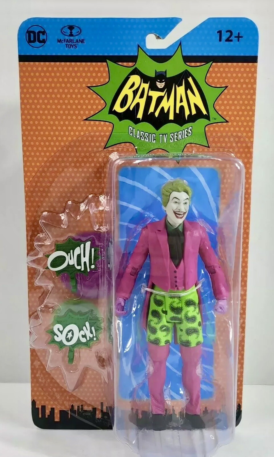 McFarlane '66 Batman Classic TV Series Joker Swim Shorts 6