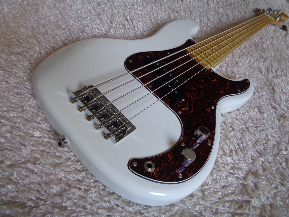 2015 Squier By Fender Vintage Modified Precision Bass V Olympic