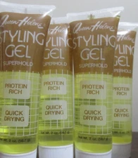 Lot of 4 Queen helene Hair styling gel super hold 2 oz