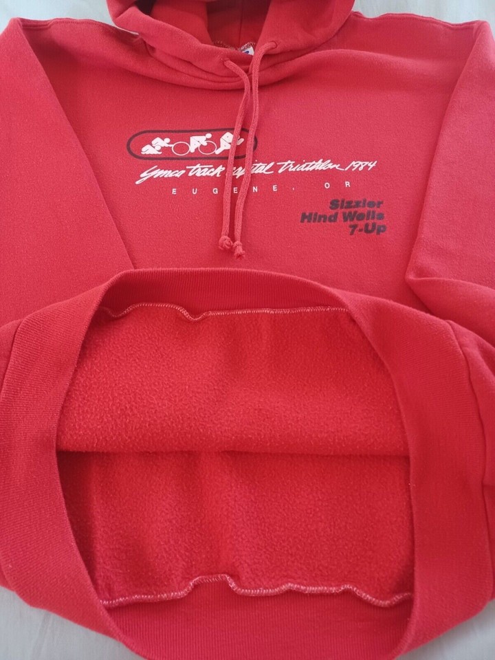 Vintage 1984 80s 1980s Eugene Oregon Triathlon Track Russell Athletic Hoodie, L eBay