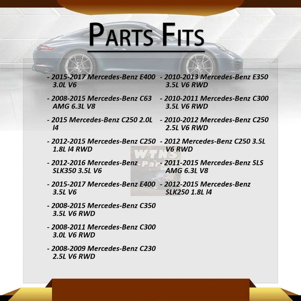 2x Extremo de barra de dirección exterior delantero para Mercedes-Benz C250 2012 3,5 L tracción trasera Foto 2 de 4