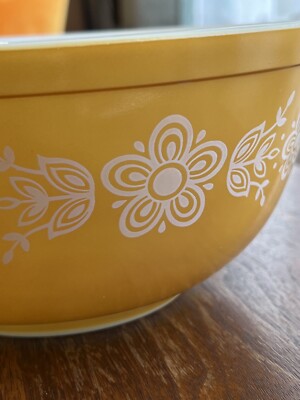 1970 Pyrex Sunflower Pyrex Bowls Pyrex Kitchen Vintage Pyrex Daisy