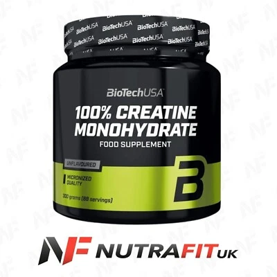 BIOTECH USA 100% CREATINE MONOHYDRATE micronized pure unflavoured powder