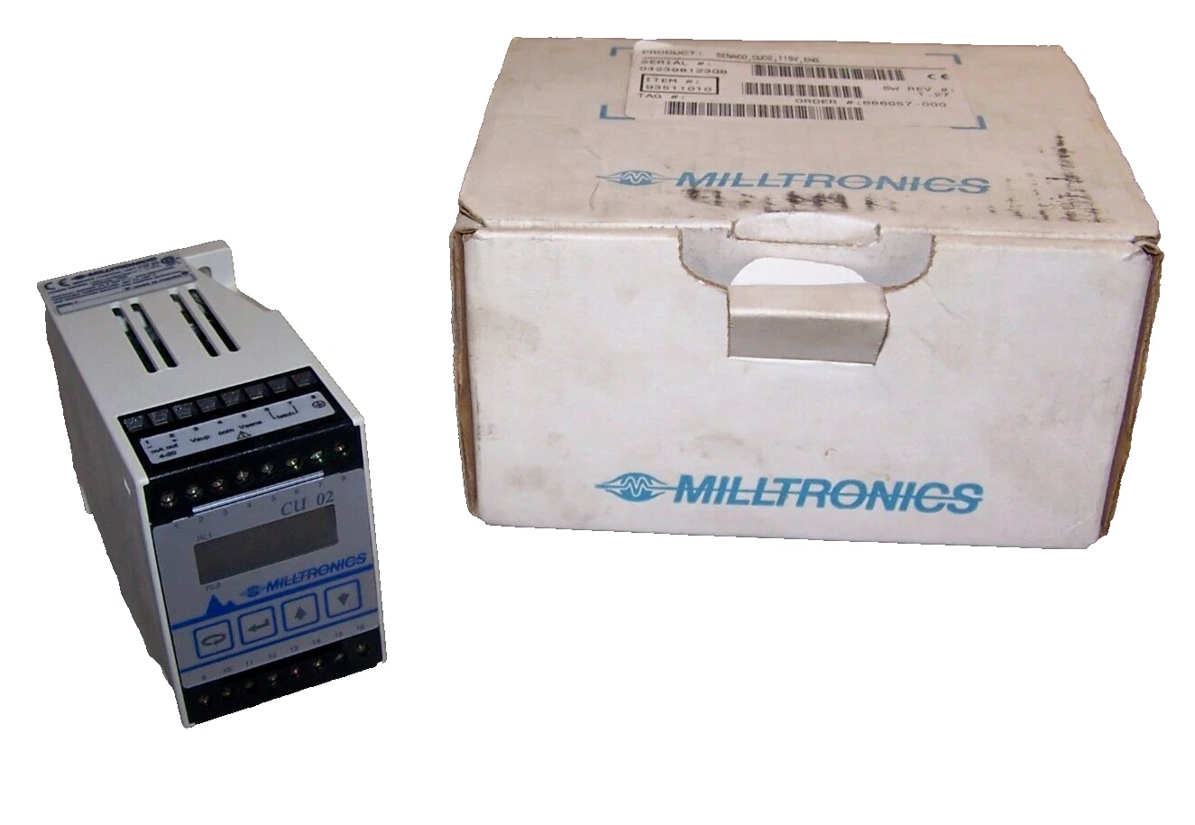 Siemens MILLTRONICS CU-02 CONTROL UNIT 115/230 VAC 10 VA DINRAIL MOUNT