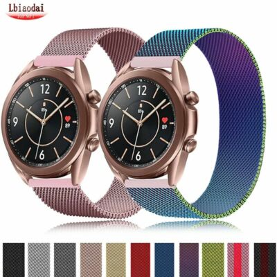 Metal Stainless Steel Loop Milanese Band Strap For Ticwatch Pro / S2 / E2 (22mm)
