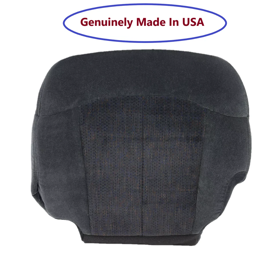 Capa de assento de pano inferior para motorista Chevy Silverado 1999 - 2002 + espuma almofada - Imagem 2 de 4