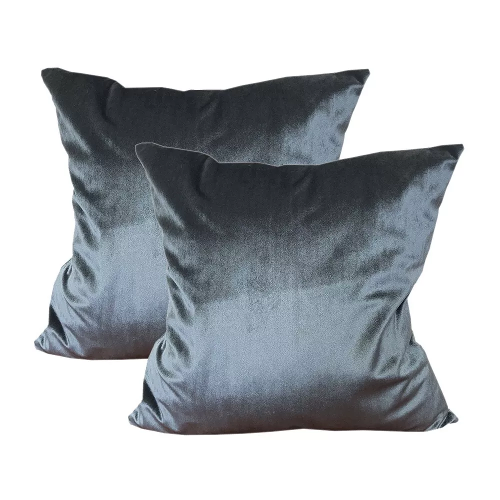 Dark Gray Velvet Pillowcase Throw Pillow Covers Cushion Covers