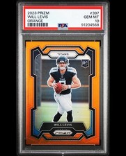 2023 PANINI PRIZM Will Levis ORANGE RC ROOKIE JERSEY # 8/249 = 1/1
