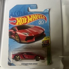 Hot Wheels 2018 Mainline HW Exotics Red Lamborghini Aventador Miura Homage 6/10