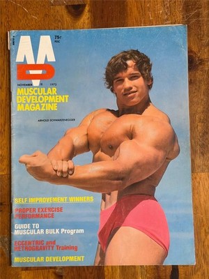 MUSCULAR DEVELOPMENT bodybuilding muscle magazine ARNOLD SCHWARZENEGGER 11-73