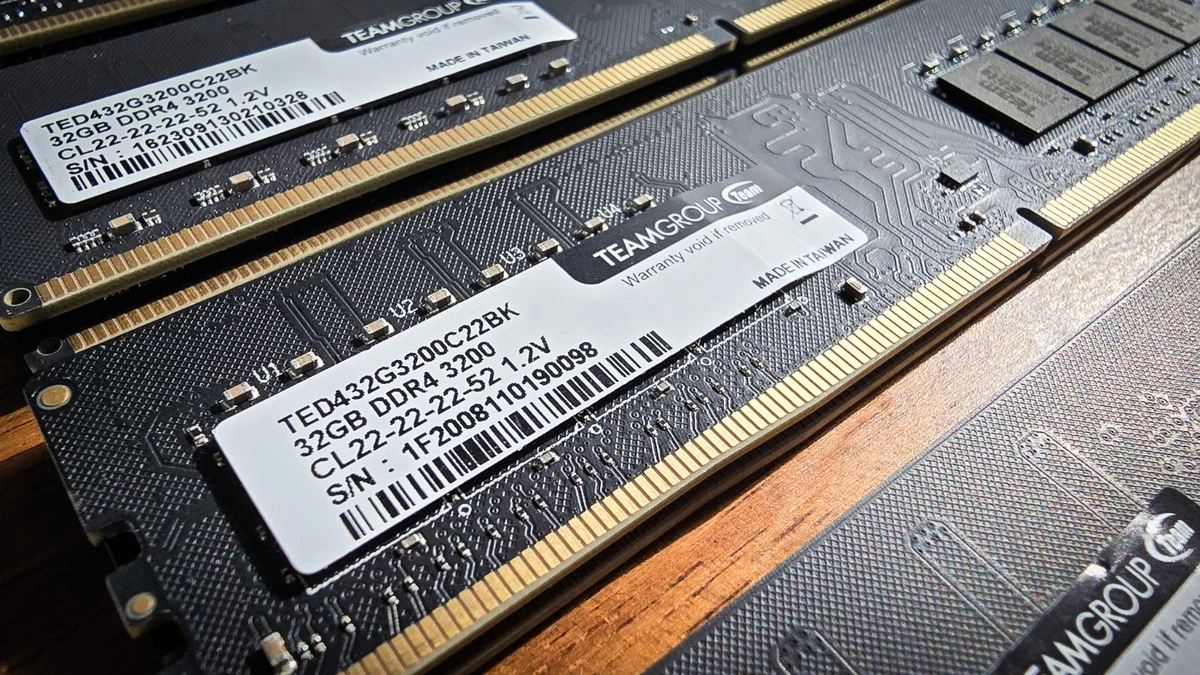 Team Group DDR4 SDRAM 32 GB Total Capacity Memory (RAM) for sale