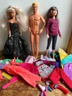 VINTAGE FASHION DOLL BUNDLE LOT BARBIE KEN SIMBA STEFFI DISNEY MITCHIE & CLOTHES