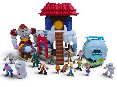 RARE! Fisher Price Imaginext Yeti Temple Playset + Scooby Doo Figures and FUN!