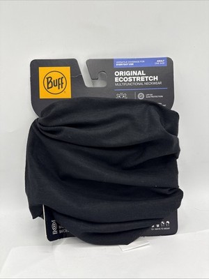Buff Original EcoStretch Multifunctional Neckwear Solid Black NEW!
