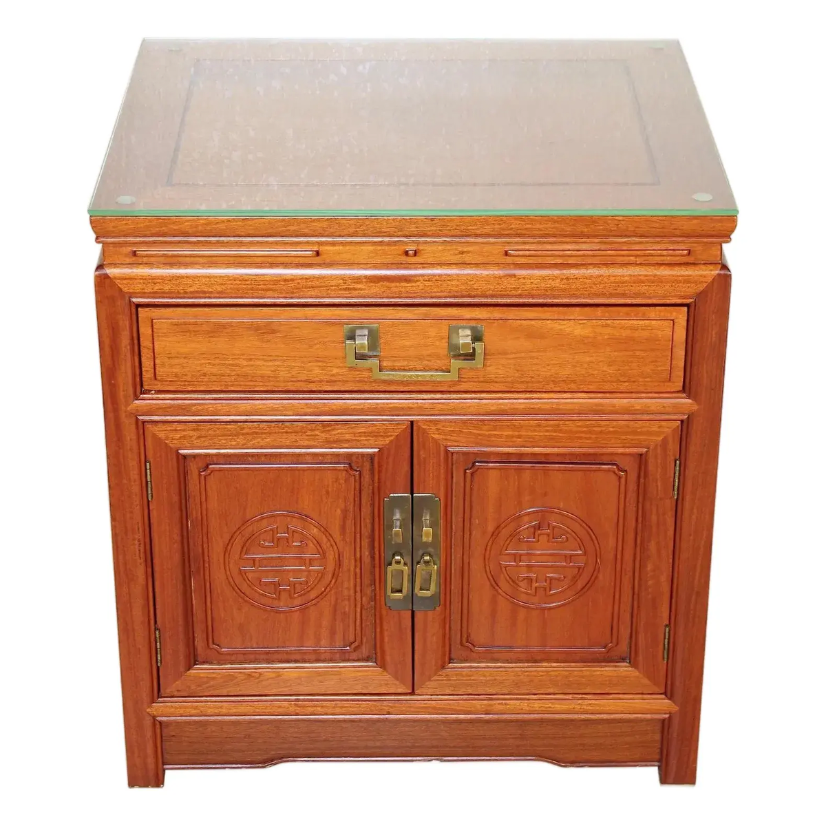 Vintage George Zee Solid Rosewood End Table - Made in Hong Kong | eBay