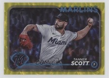 2024 Topps Update Yellow Crackle Foilboard 10/50 Tanner Scott #US237 05ns